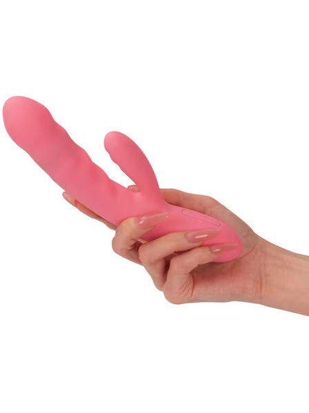 Strawberry Pink Avery – Compact, versatile vibrator designed for precise stimulation and intense, customisable sensations.