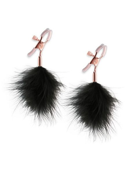 Black Bound Nipple Clamps F1 – premium BDSM accessory for controlled erotic sensation