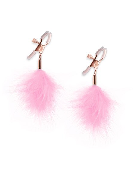 F1 Pink Nipple Clamps by Bound – Durable and stylish clamps with adjustable tension for couples exploring intimate restraint and playful arousal.