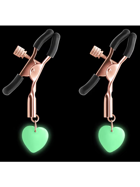 G3 Bound rose gold nipple clamps – premium BDSM accessory for intense nipple stimulation