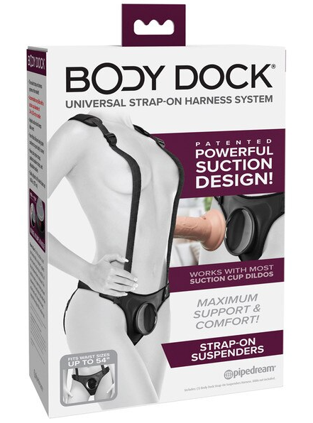 Body Dock Strap-On Suspenders – adjustable harness system for comfortable strap-on play