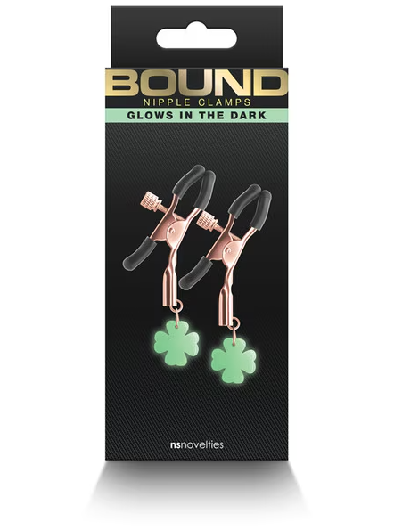 Bound Nipple Clamps G4 in rose gold – adjustable clamps for intense nipple stimulation and BDSM play