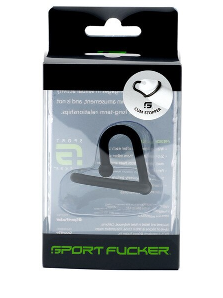 Cum Stopper Black – Adjustable Male Chastity Device, Comfortable Fit