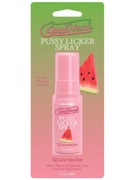 GoodHead Pussy Licker Spray Watermelon for flavoured oral play and intimate enjoyment