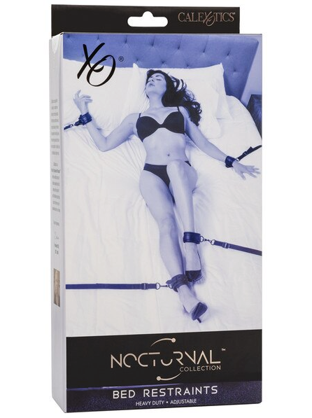 Nocturnal Collection Bed Restraints – Adjustable restraints designed to securely fasten wrists and ankles to the bed for safe and adventurous bondage play.