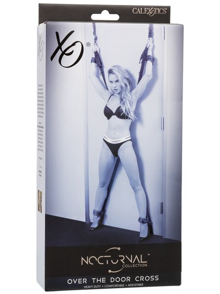 Nocturnal Collection Over The Door Cross – Sturdy BDSM accessory designed for safe and discreet restraint play over any standard door.