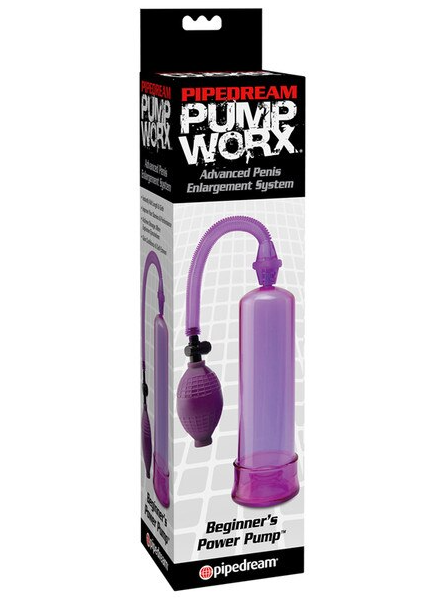 Purple PW Beginners Power Pump designed for comfortable and easy intimate use
