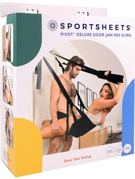 Pivot Deluxe Door Jam Sex Sling – adjustable erotic door-mounted sling for weightless sexual positions and intimate suspension play