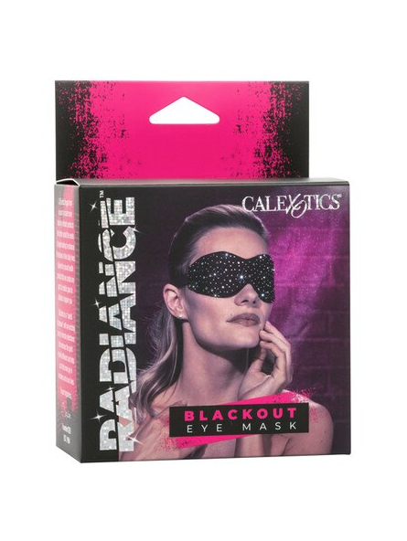 Radiance Blackout Eye Mask – Soft, comfortable blindfold designed to completely block out light and enhance sensory play.