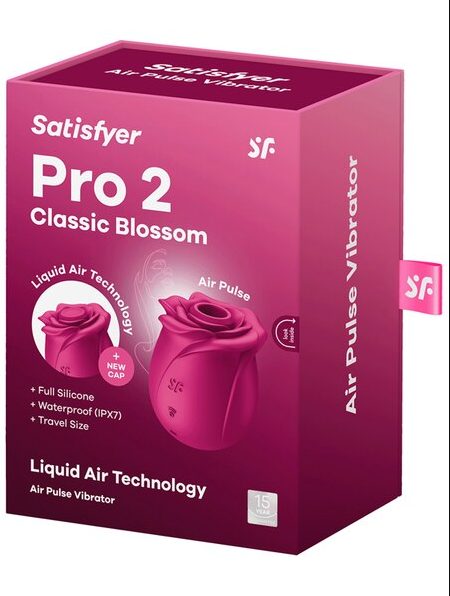 Satisfyer Pro 2 Classic Blossom – clitoral stimulator with air-pulse technology for intense pleasure