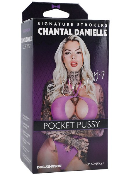 Signature Strokers Chantal Danielle ULTRASKYN Pocket Pussy Vanilla – Realistic male masturbator made from ULTRASKYN material for lifelike feel and intense solo pleasure.