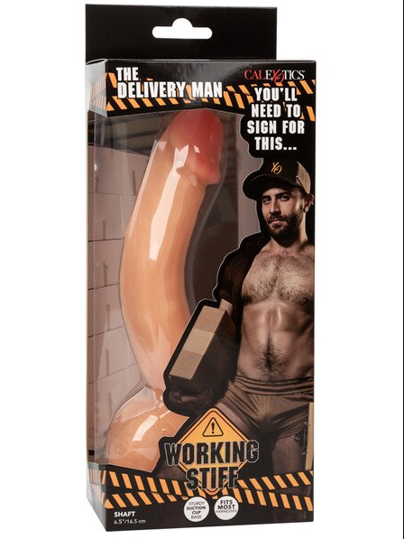 Working Stiff The Delivery Man – realistic silicone dildo with suction base for hands-free pleasure