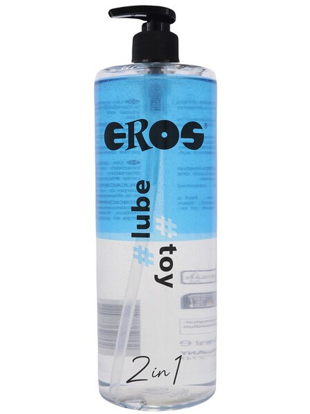 Eros 2-in-1 Lubricant 1000 mL – premium water- and silicone-based intimate lubricant for smooth, long-lasting sexual pleasure