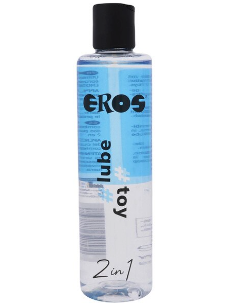 Eros 2-in-1 Lubricant 250 mL – premium water- and silicone-based intimate lubricant for smooth, long-lasting sexual pleasure