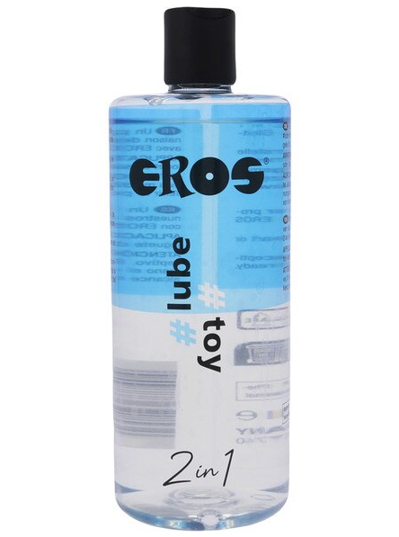 Eros 2-in-1 Lubricant 500 mL – premium water- and silicone-based intimate lubricant for smooth, long-lasting sexual pleasure