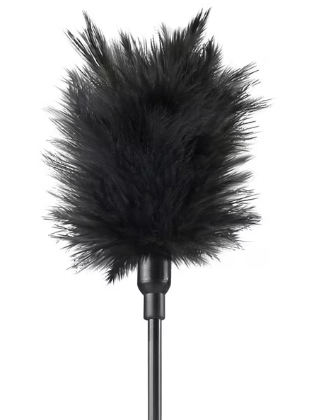Black feather tickler from the Fetish Fantasy Bondage Teaser Kit
