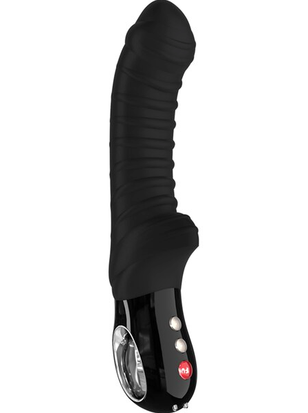 Tiger G5 by Fun Factory – rechargeable waterproof vibrator with FlexiFUN technology, ergonomic loop handle, and battery display