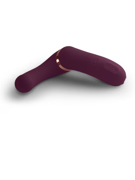 Burgundy Gemini – Premium couples vibrator with dual motors and ergonomic design for simultaneous clitoral and G-spot stimulation.