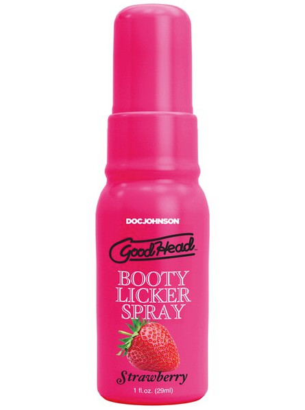 Strawberry GoodHead Booty Licker Spray enhancing sensual and playful experiences