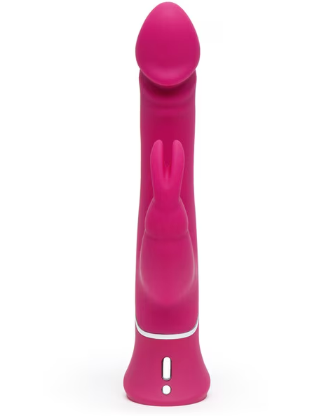 Happy Rabbit Realistic Dual Density Pink adult toy with ergonomic design for comfort
