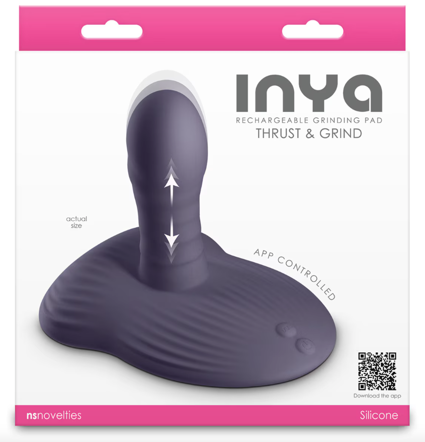 INYA Thrust and Grind Gray app-controlled adult toy for interactive pleasure