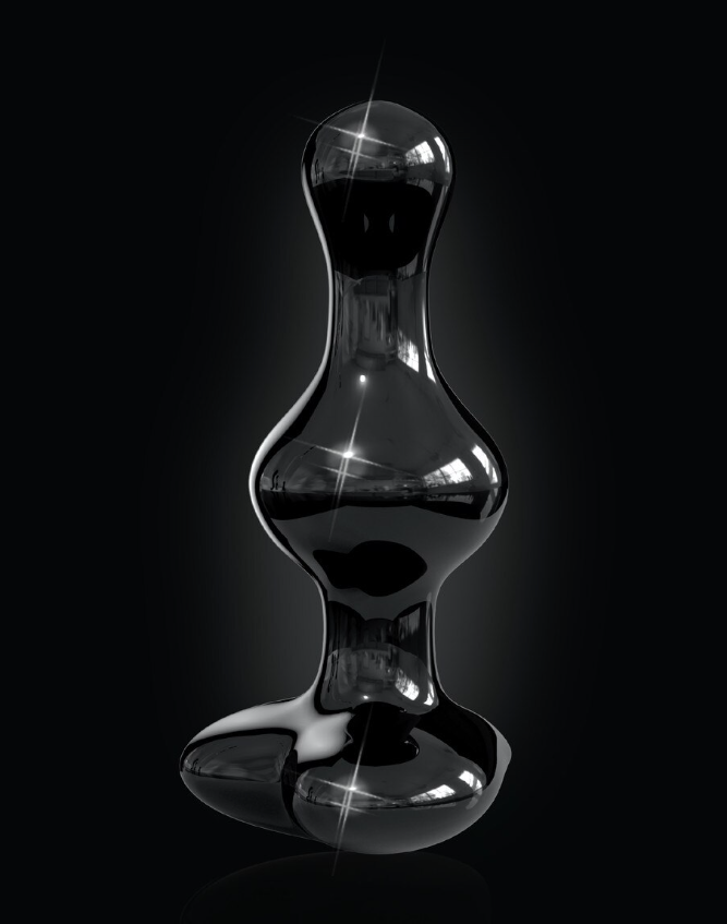 Icicles No. 74 sleek, hand-blown glass vibrator for personal pleasure