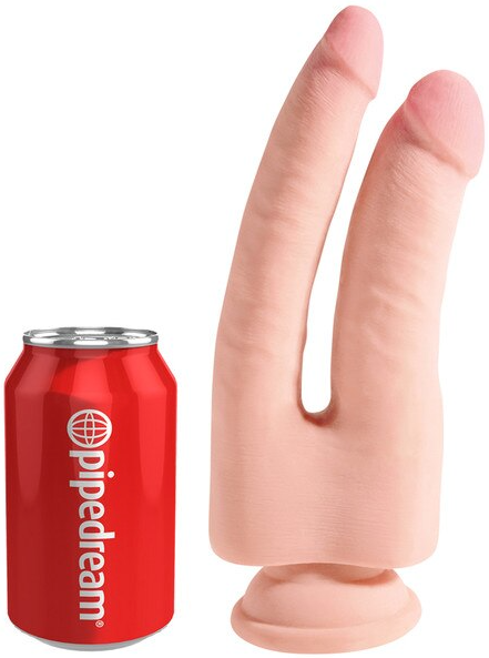 Triple Density King Cock Plus 9.5in. – versatile double dildo for solo or couples’ pleasure