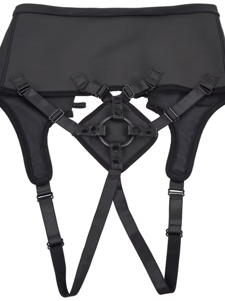 Premium High Waisted Corset Strap On – soft-touch dildo with adjustable corset harness for maximum intimacy