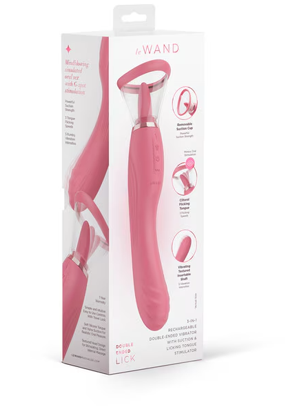 Le Wand Lick intimate massager with sleek ergonomic design for pleasure