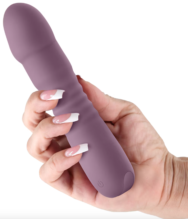 Lust-n-Dreams Poise Mauve vibrator – sleek, powerful adult toy for sensual and erotic play.