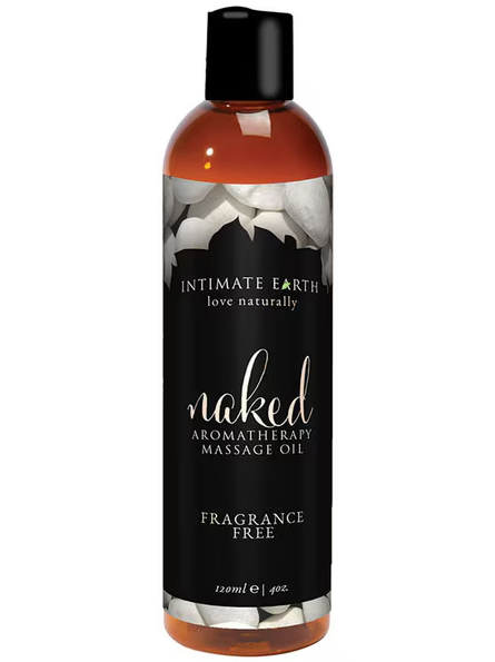 Naked Massage Oil 120ml for smooth, soothing, and sensual full-body massages