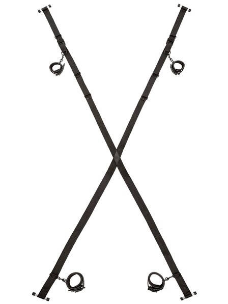 Over The Door Cross by Nocturnal Collection – Heavy-duty construction with adjustable straps for secure and versatile bondage positions.