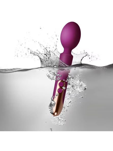 Fuchsia Oriel Wand Vibrator – rechargeable ergonomic massager with deep vibrations for clitoral, G-spot, and full-body stimulation