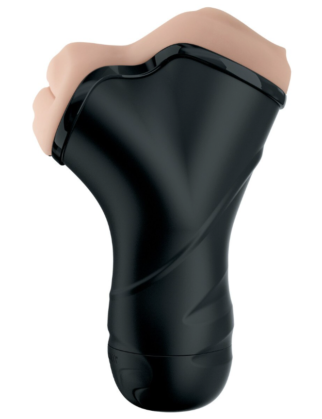 PDX Elite Double Penetration Stroker – premium dual-ended vibrator for intimate play, enhancing pleasure for both partners