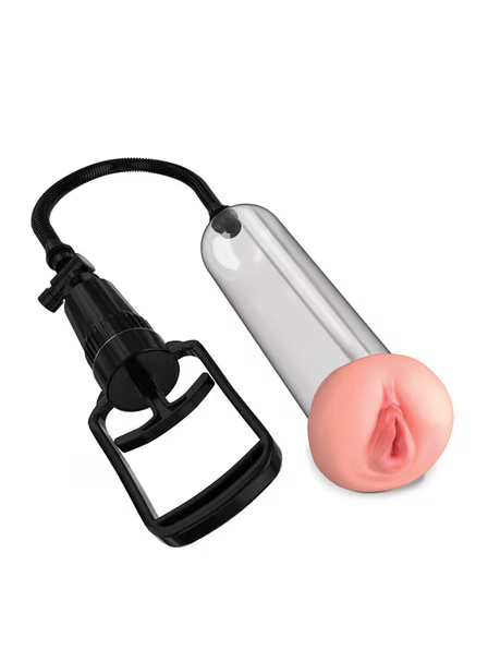 Pump Worx Beginners Pussy Pump compact adult device for comfortable solo or partnered use