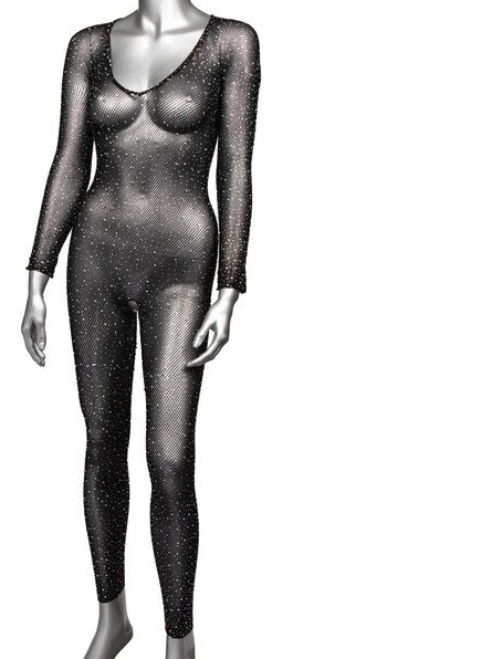 Crotchless Radiance Full Body Suit – stretchy, body-hugging lingerie for sensual exploration and fetish-inspired fashion