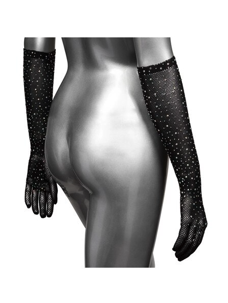 Full Length Radiance Gloves – premium stretch gloves designed for intimate dress-up, fetish play, or provocative fashion