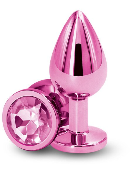 Medium Pink Rear Assets – body-safe silicone anal toy for enhanced solo or partnered stimulation