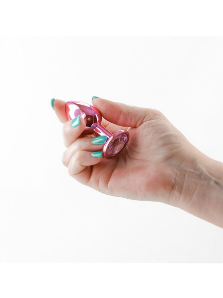 Rear Assets Small Pink – compact anal plug designed for comfortable and pleasurable beginner or intermediate play