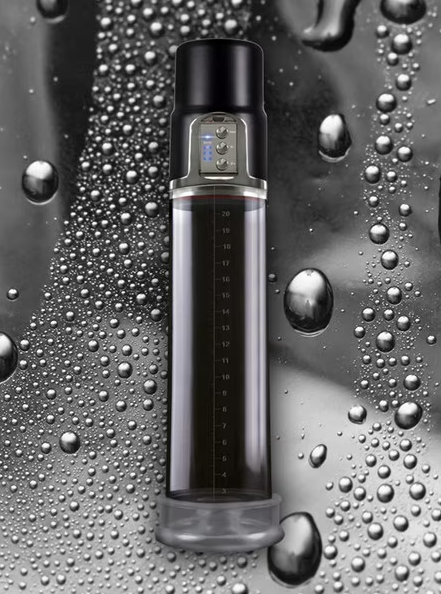 Black Renegade Powerhouse Pump designed for improved stamina and intimate pleasure