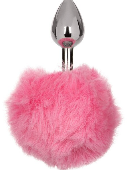 Pink Bunny Running Wild Anal Plug – Ergonomic silicone plug with faux fur tail for comfortable insertion and imaginative, erotic experiences.