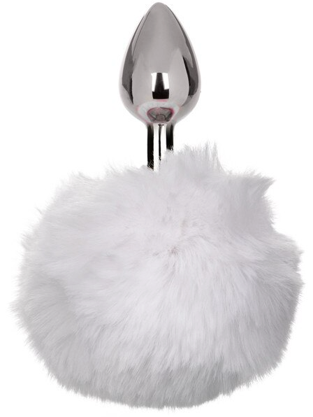 White Bunny tail by Running Wild – soft, fluffy accessory for cosplay, fantasy, or fetish play