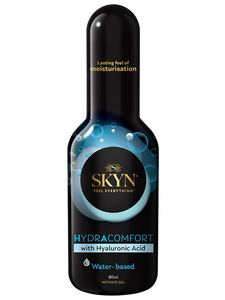 SKYN HydraComfort Lubricant 80 mL – premium water-based personal lubricant for smooth, long-lasting, and comfortable intimate pleasure