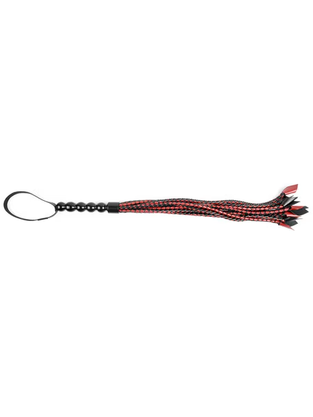 Saffron Braided Flogger – versatile BDSM tool for controlled impact play and intimate stimulation