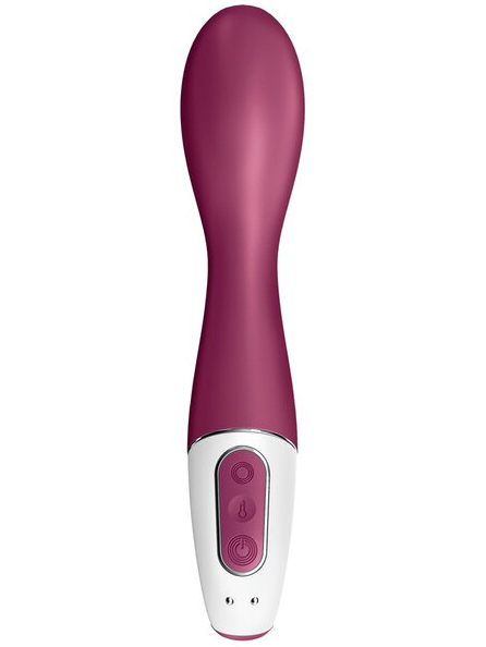 Satisfyer Hot Spot – waterproof, rechargeable heated vibrator with broad, rounded tip for deep, targeted G-spot pleasure