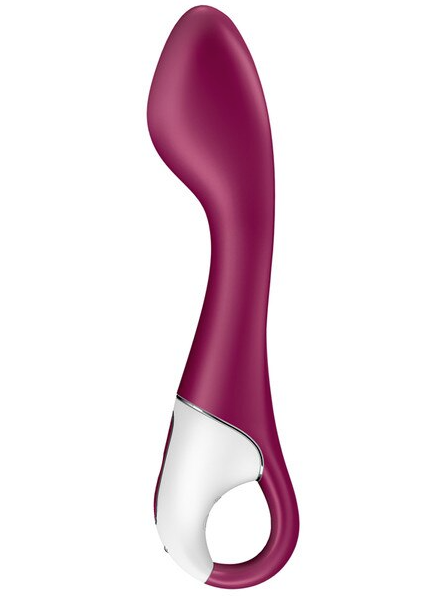 Heated Satisfyer Hot Spot – premium silicone vibrator designed for intense G-spot stimulation, solo play, or couples’ use