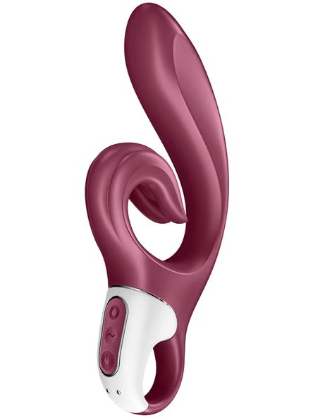 Rechargeable Satisfyer Love Me Red intimate massager with ergonomic design