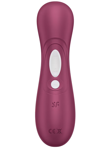 Wine red Satisfyer Pro 2 G3 Liquid Vibration Connect App – premium clitoral stimulator for customised intensity and interactive play