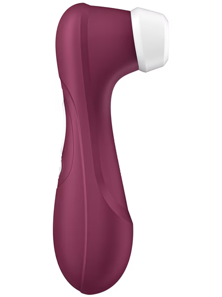 Satisfyer Pro 2 G3 Liquid Vibration in wine red – soft-touch clitoral stimulator with multiple intensity levels for enhanced pleasure