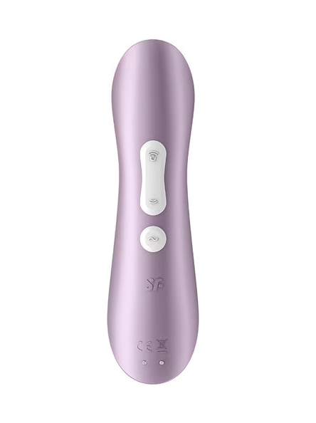 Rechargeable Satisfyer Pro 2 Plus violet – air-pulse clitoral stimulator for enhanced sexual pleasure